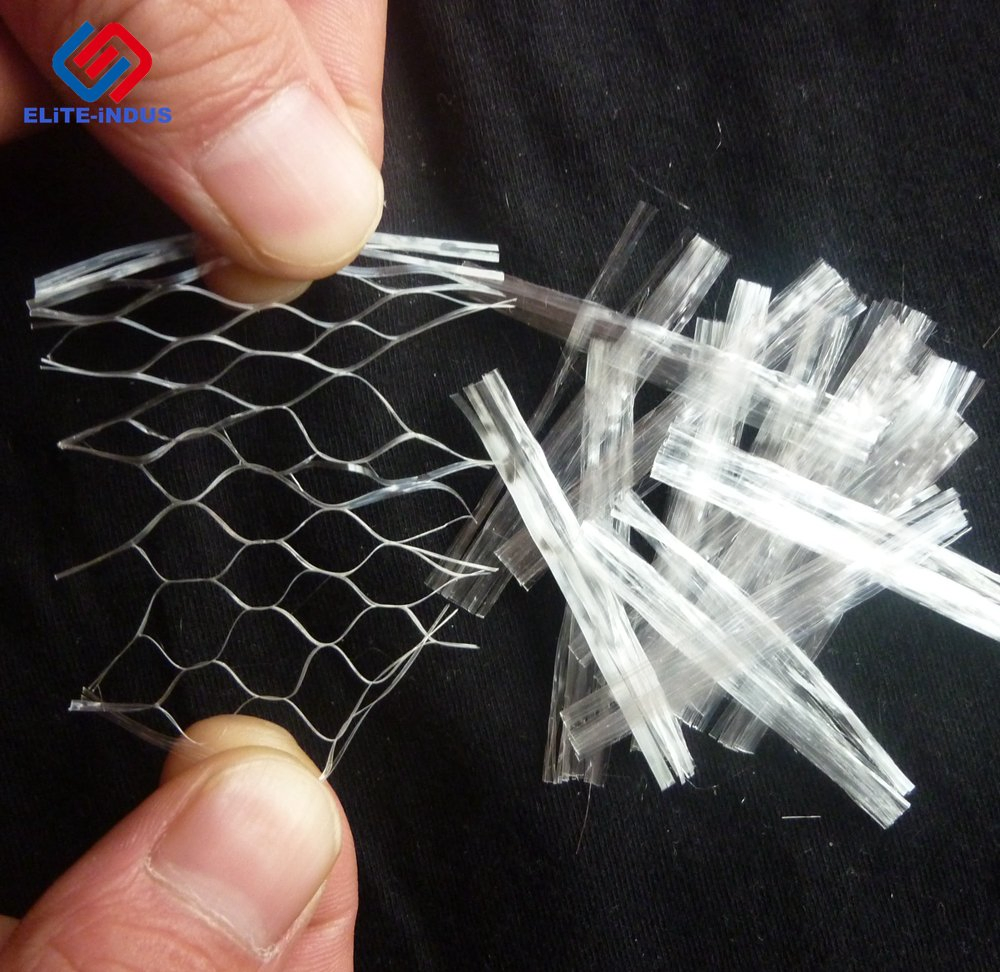 Mesh PP Fibrilated for Producing High Strength Cement Products