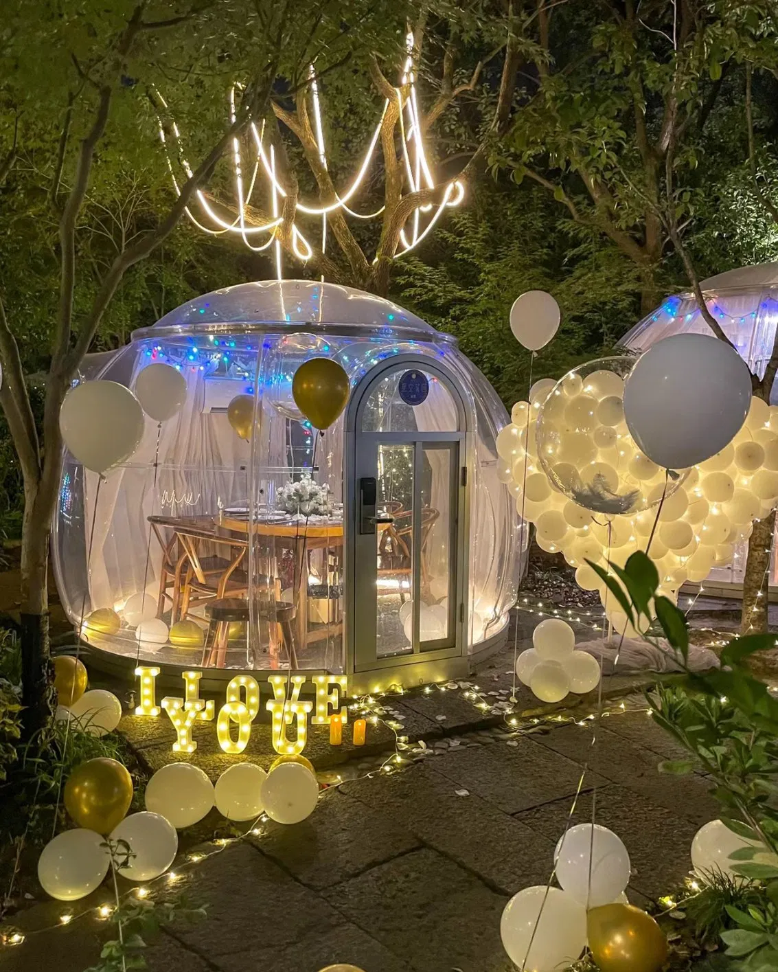 Beautiful Design Transparent Clear Dome Houses Smart Star Room Bubble Dome Tent