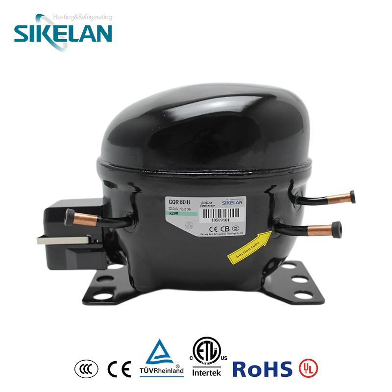 R290 Refrigerant L/Mbp AC Refrigeration Part Piston Compressor for Dehumidifier/Cooler/Freezer
