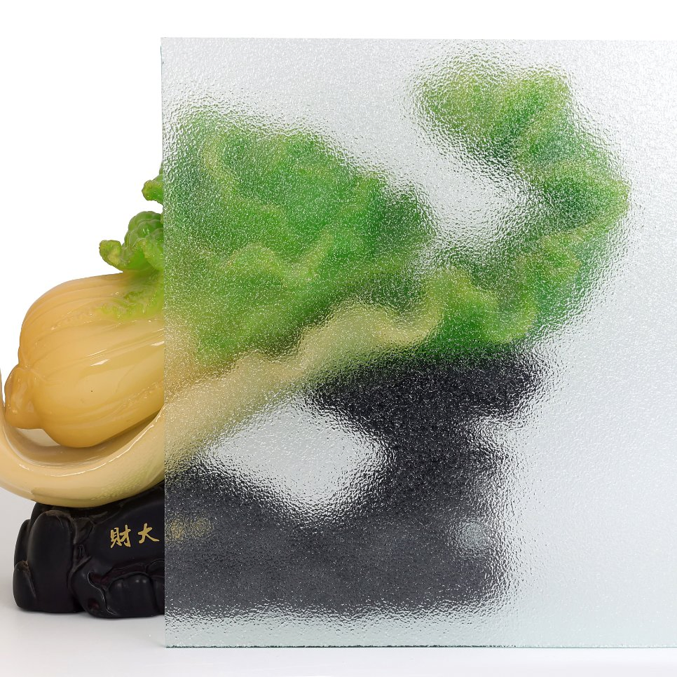 5mm 6mm 8mm 10mm Ultra Clear Low Iron Moru Pattern Glass