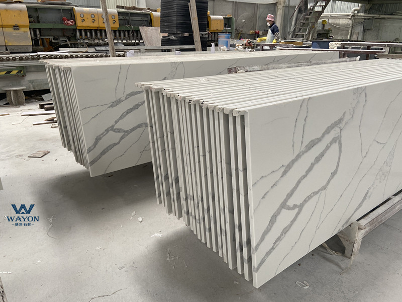 Modern Granite Look Marble Quartz Stone Kitchen Countertop Wash Basin