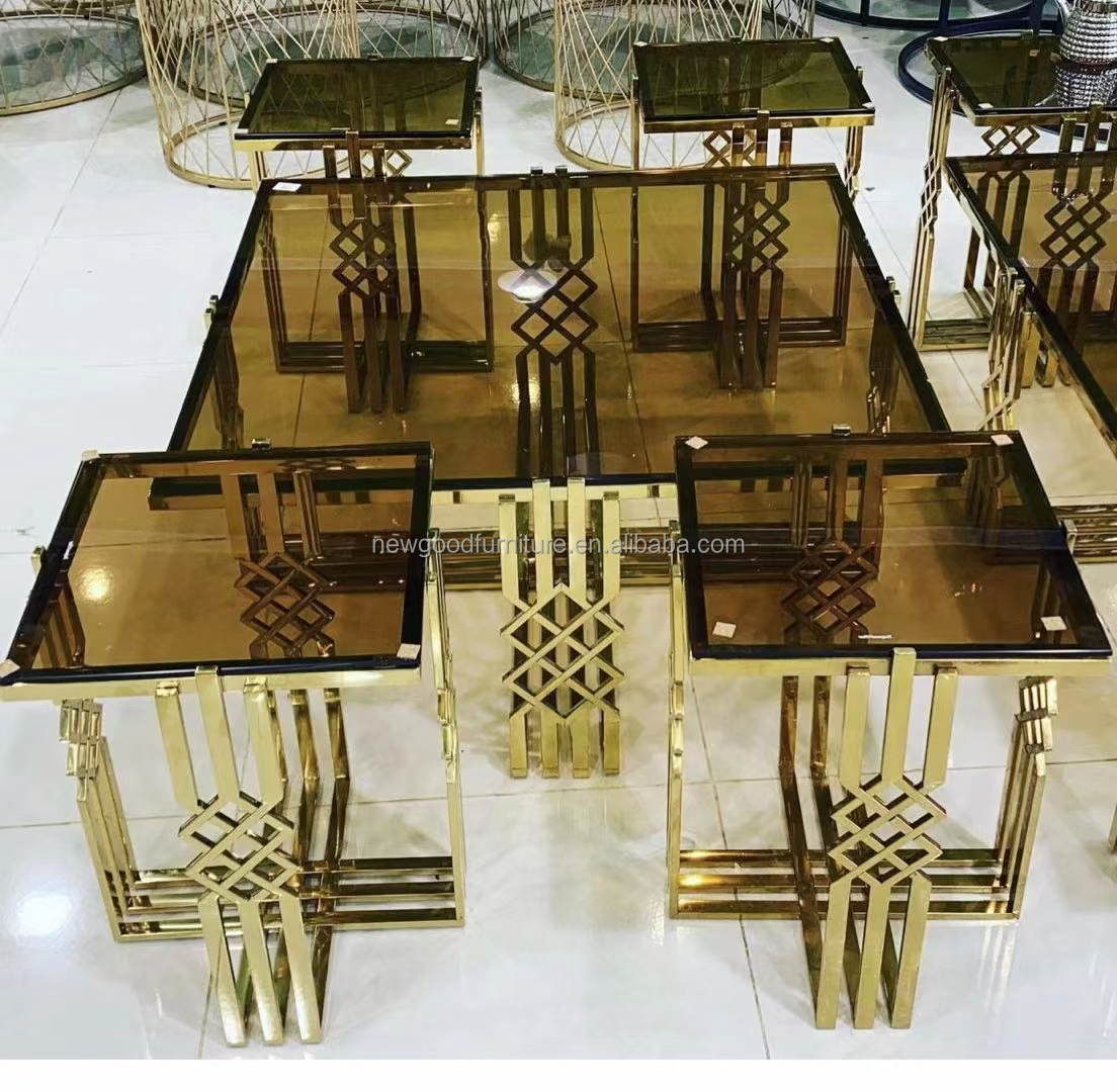 Столик кофейный металлический для гостиной