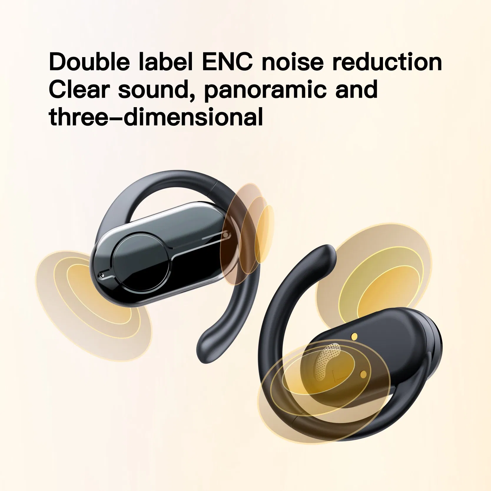 Беспроводные наушники OWS с шумоподавлением и крючками