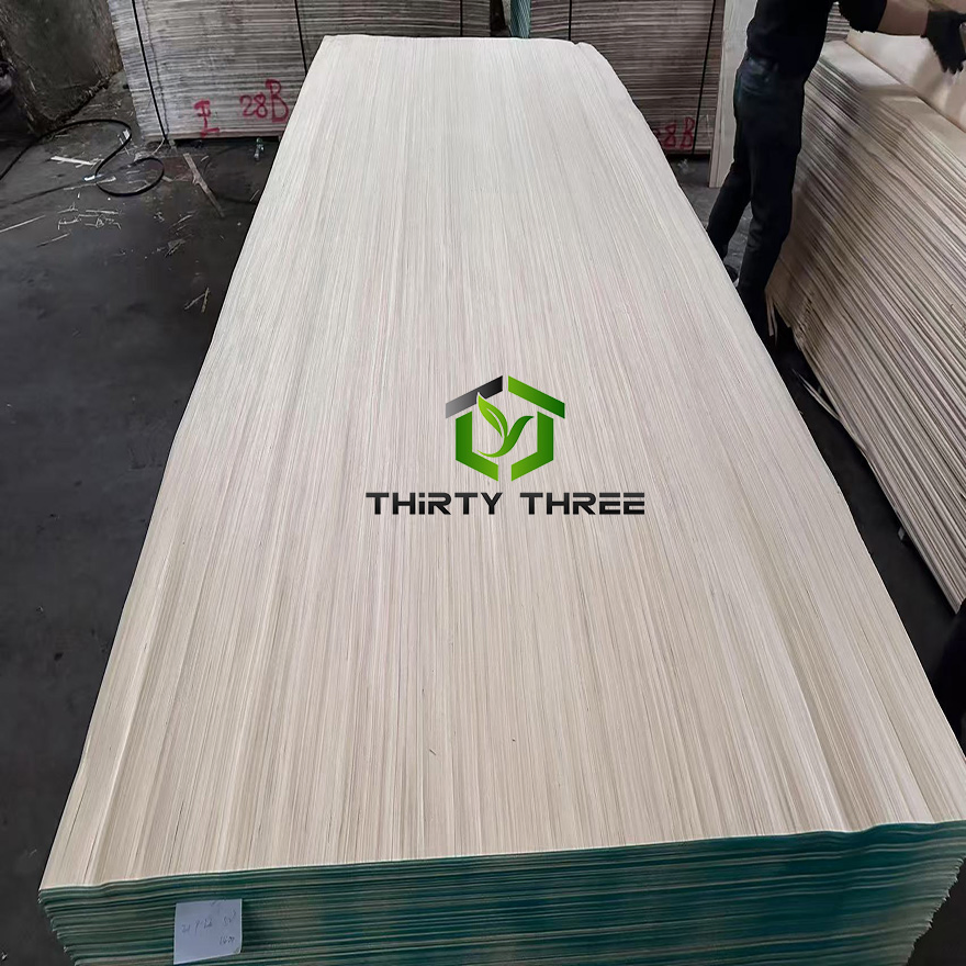 1270mm*2500mm Recon Poplar Wood Veneer Engineered Veneer for Plywood Making