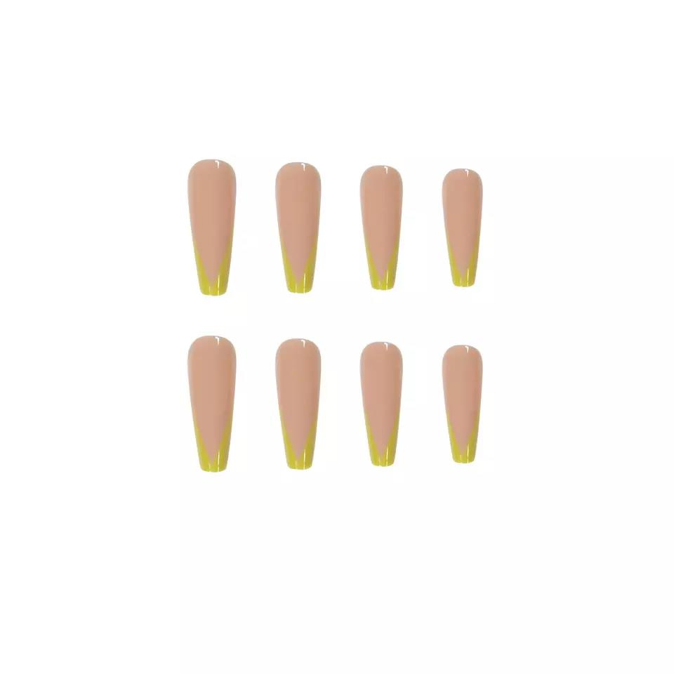 V Fashion Full-Face Fake Nails Acrylic Nails for Women
