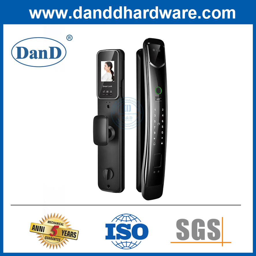 Security Electric Remote Control Card Hotel Smart Door Lock with Camera Audio Digital Door Lock