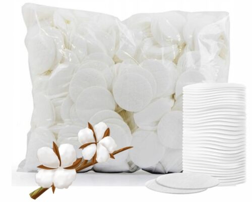 100% Pure Cotton Rounds - Soft, Hypoallergenic Makeup Pads