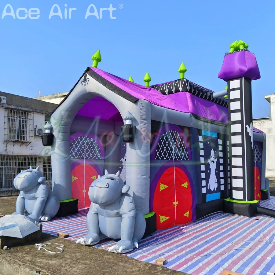 Giant Inflatable Halloween Haunted House Castle Decoration for Festival Decoration