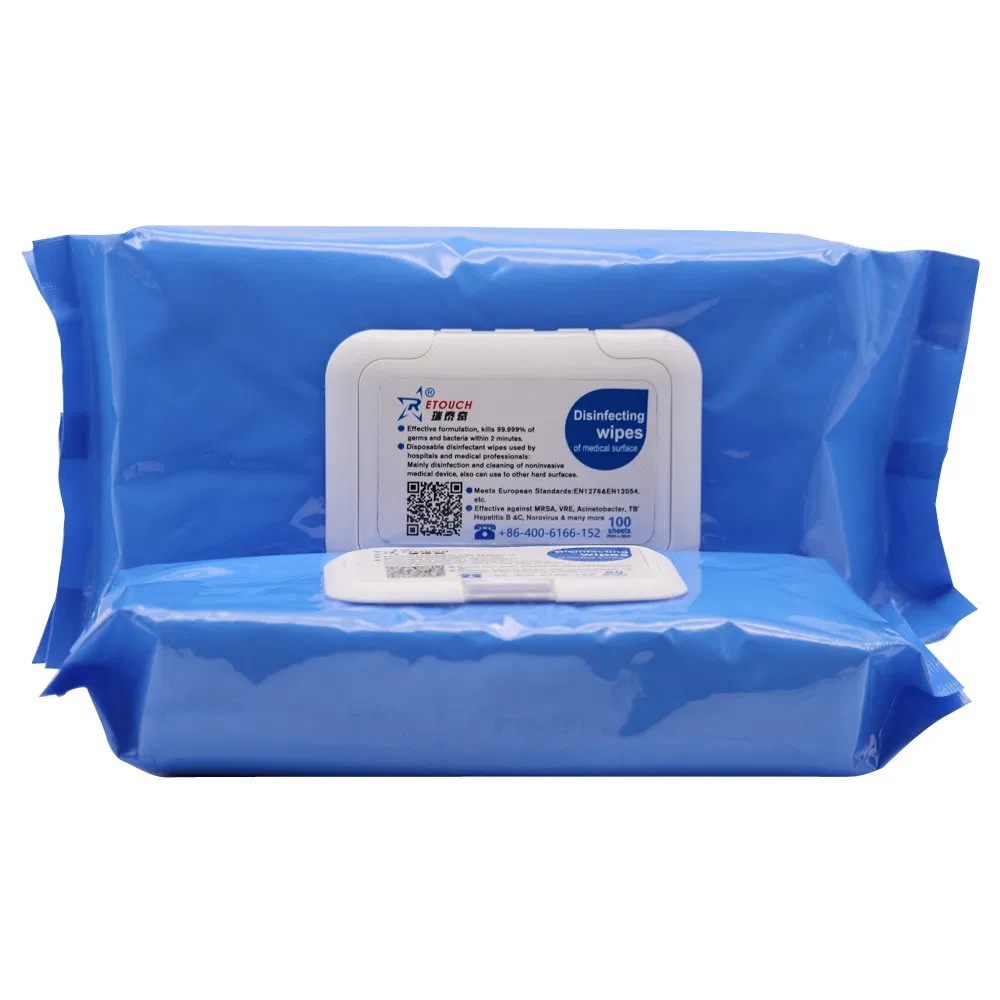 Made in China Household Disposable Disinfectant Wipes/Surface Sanitizer/Cleaning Wipes/Quaternary Ammonium Disinfectant Wipes/ Floor Cleaning Disinfectant Wipes