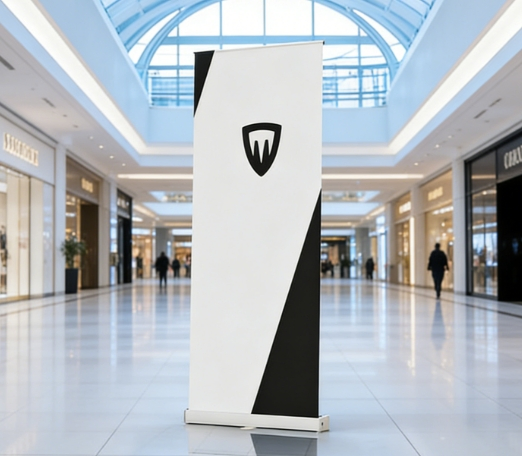 Professional 80*200 Roll up Banner Stand for Trade Shows Promote Advertising Display