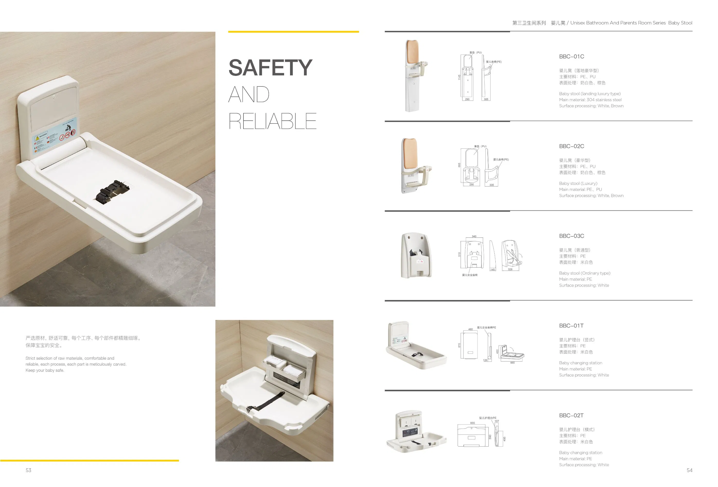 Big Sale Unisex Batinroom and Parents Room Series Baby Stool