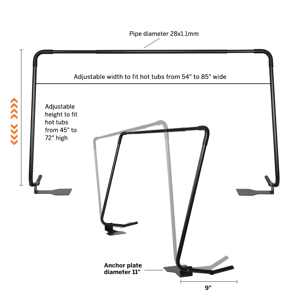 SPA Hot Tub Lifter for Easy Fold and Flip SPA Pool Cover