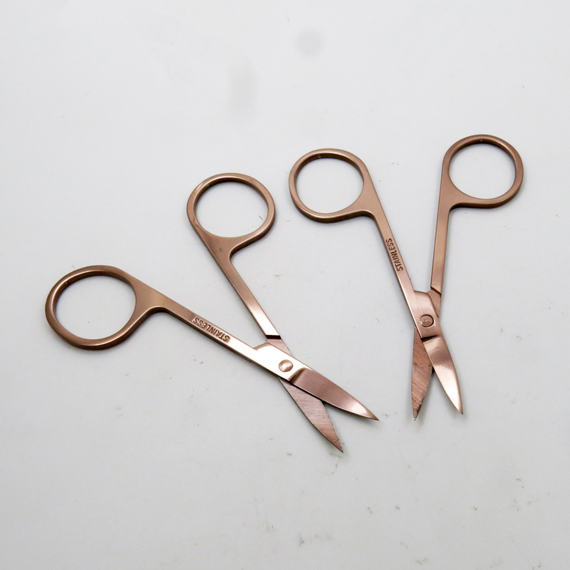 Durable Makeup Tools with High Quality Stainless Steel Beauty Makeup Scissors Facial Trimming