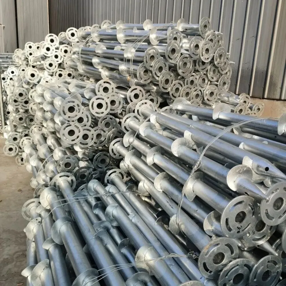 Винтовые сваи Q235B Q355 с горячим цинкованием для солнечных систем