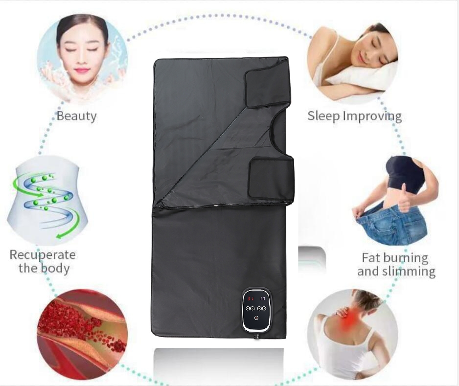 Home Detox SPA Far Infrared Sauna Blanket for Lose Weight Sweating