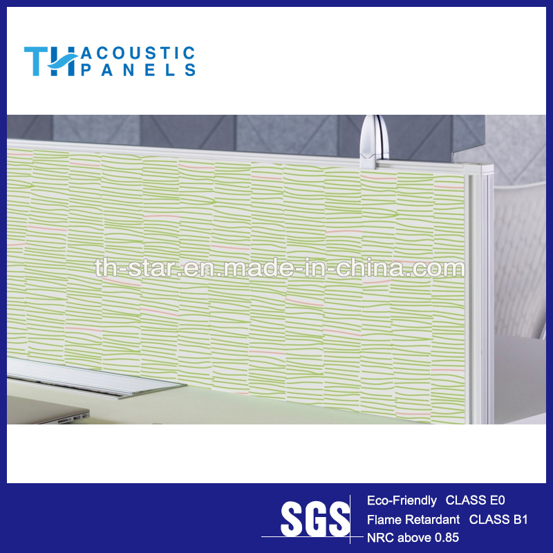 High Quality 9mm12mm20mm Irregular Color Short Strip Printing of Acoustic Printing Desk Screen Board