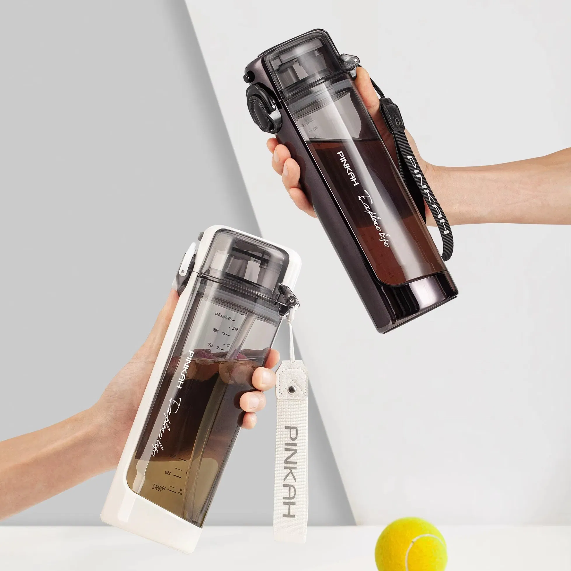 20-28oz Shaker Bottle Perfect for Protein Shakes and Pre Workout, 20-Ounce Black