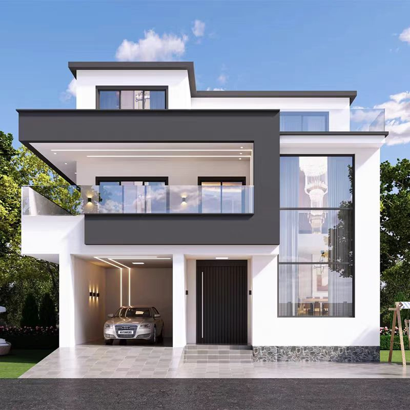 Modern Family Style Tiny Steel Frame Villa Homes for Sale