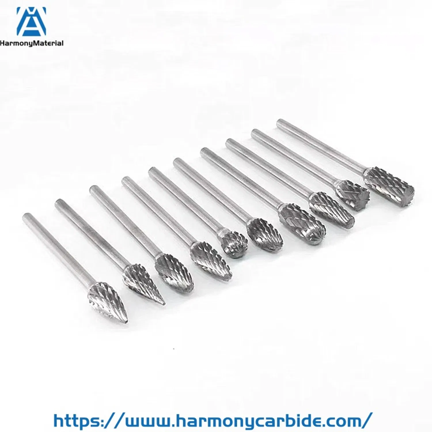 Набор твердосплавных фрез для гравировки и зачистки, 3/32 дюйма