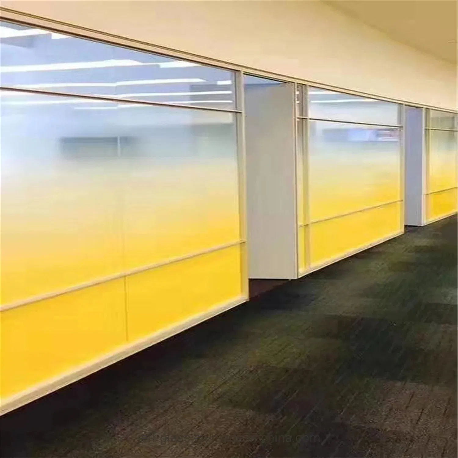 Hot Sales Gradient Glass Tempered Laminated Glass for Shower Office Meeting Rooms