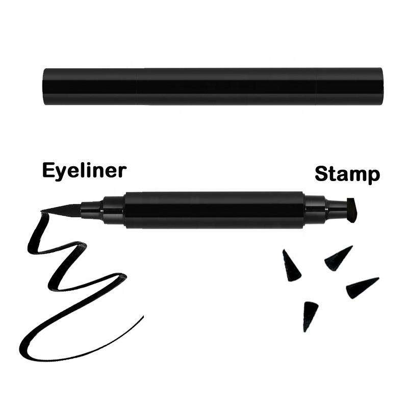 The Latest Makeup Stamp Pattern Waterproof Long Lasting Vegan Fast Dry Private Label Liquid Eyeliner