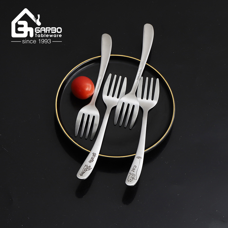 6-Piece Silver Stainless Steel Cutlery Sets - Handmade and Safe