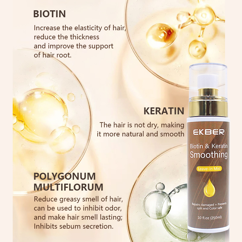 OEM/ODM Organic Natural Hair Care Argan Oil Growth Shampoo Conditioner Hair Oil Spray