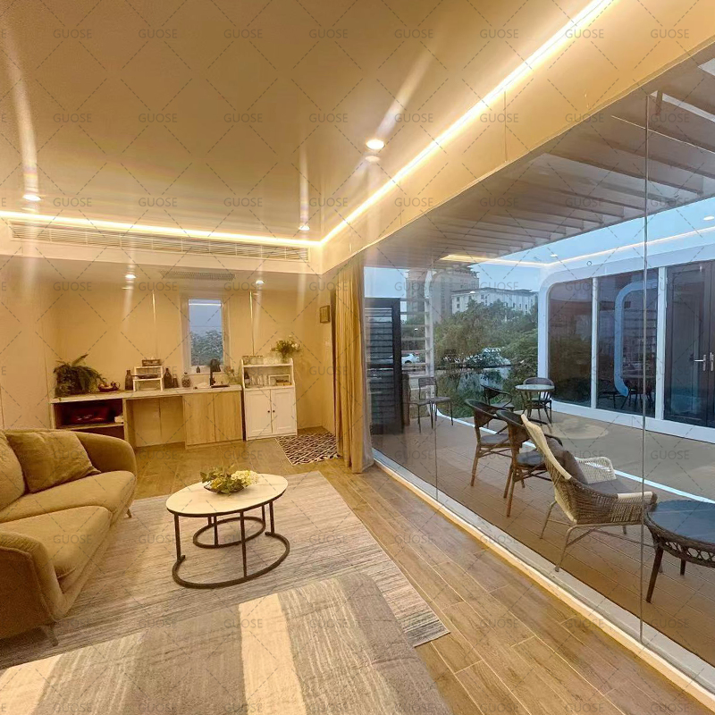 Modular House Prefab Tiny Mobile Space Capsule Home House Modern Prefabricated Container Building Container Apple Capsule Cabin Homestay Factory Apple Cabin