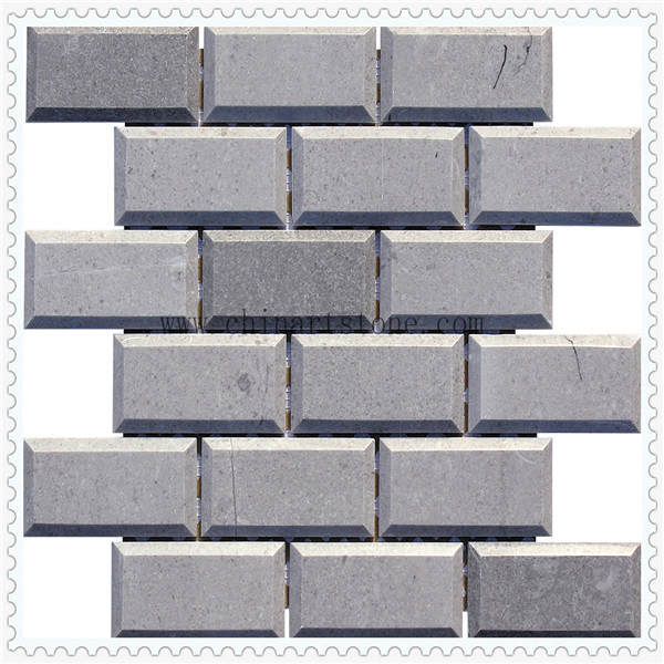 3D Marble and Granite Stone Tumbled Mosaic for Wall Decoration