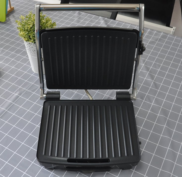 Healthy Grill Electric Maker Non-Stick Plate Stainless Steel Housing