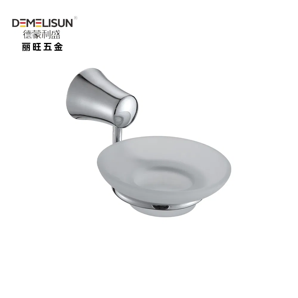 Eco Friendly 304 Stainless Steel Soap Dish Round Bathroom Wall Mounted Soap Dish Holder