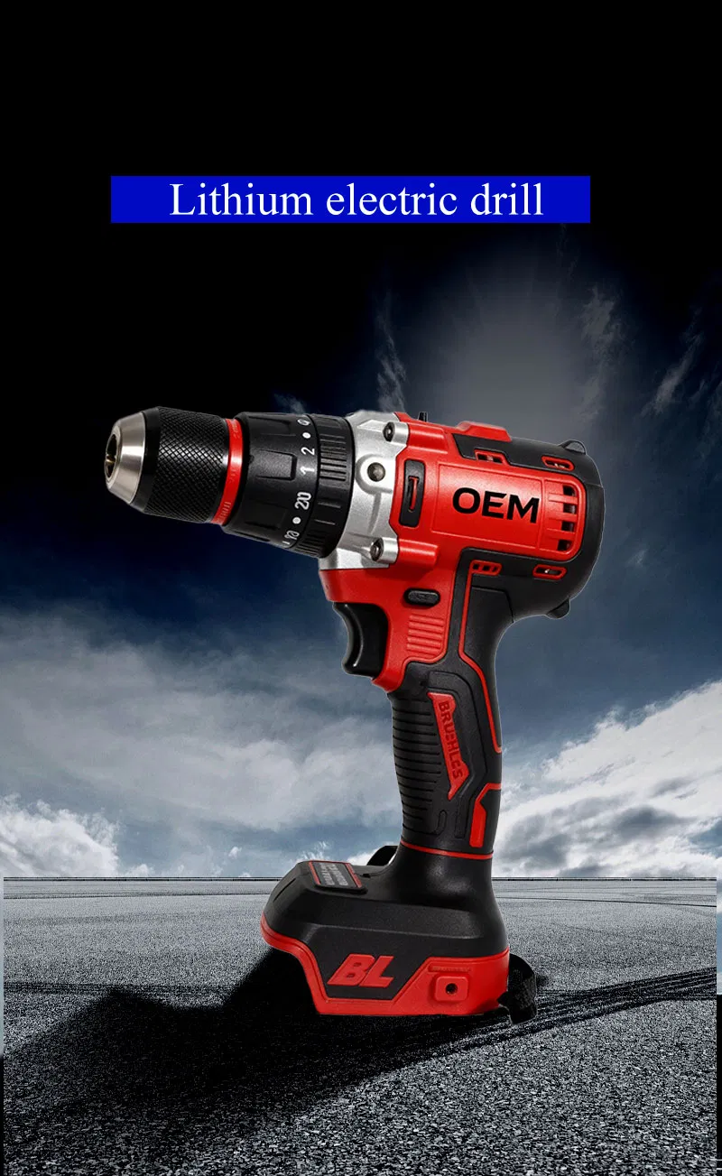 2-Speed Heavy Duty Lithium Impact Drill with Cordless Battery