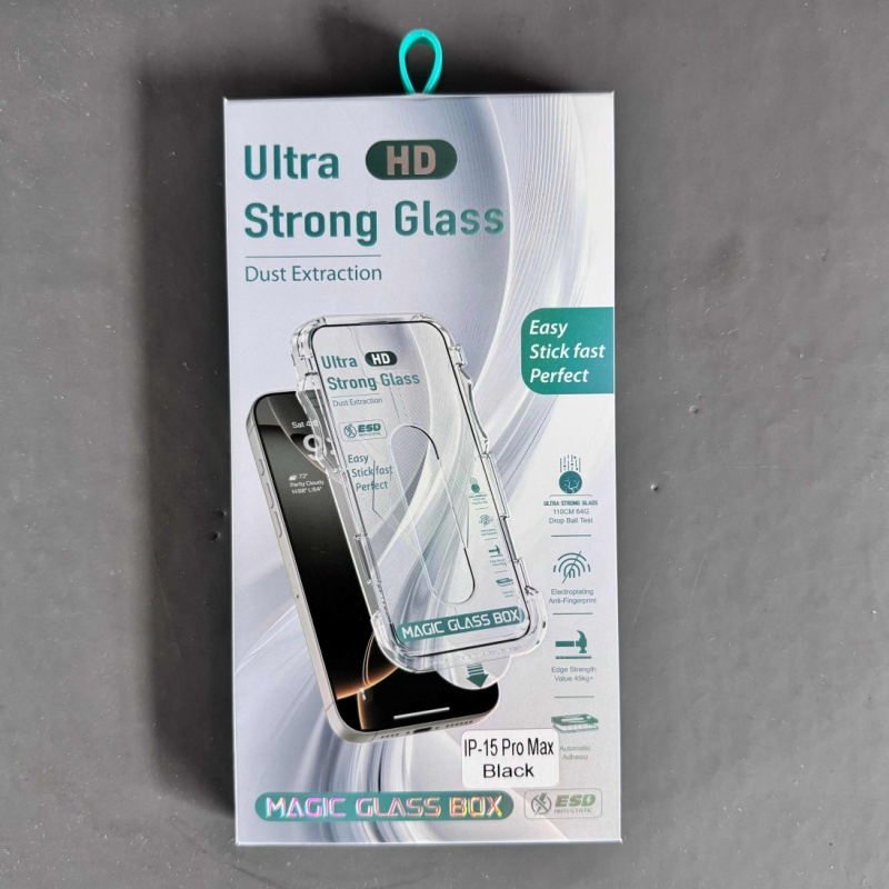 Защитное стекло HD Clear 0.25 мм Anti-Spy для iPhone 17/16/15/14