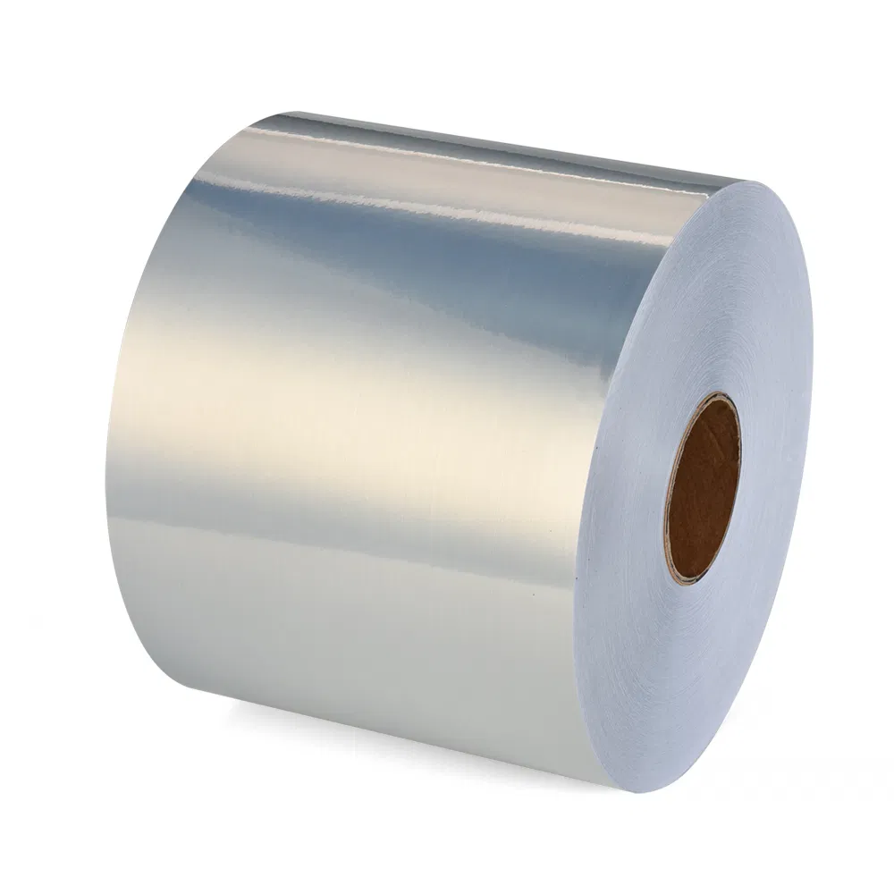 Inkjet Waterproof Custom Brushed Silver Metal Sticker Label