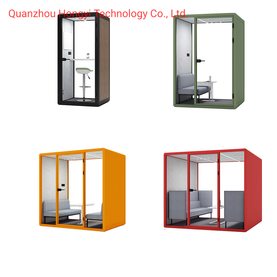 Indoor Office Furniture Public Automatic Meeting Phone Booth Soundproof Office Pod