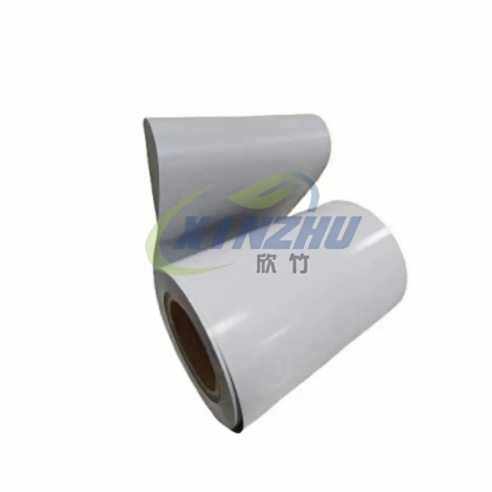 Strong Covering Power Black Adhesive Semi Gloss Paper Self-Adhesive Material