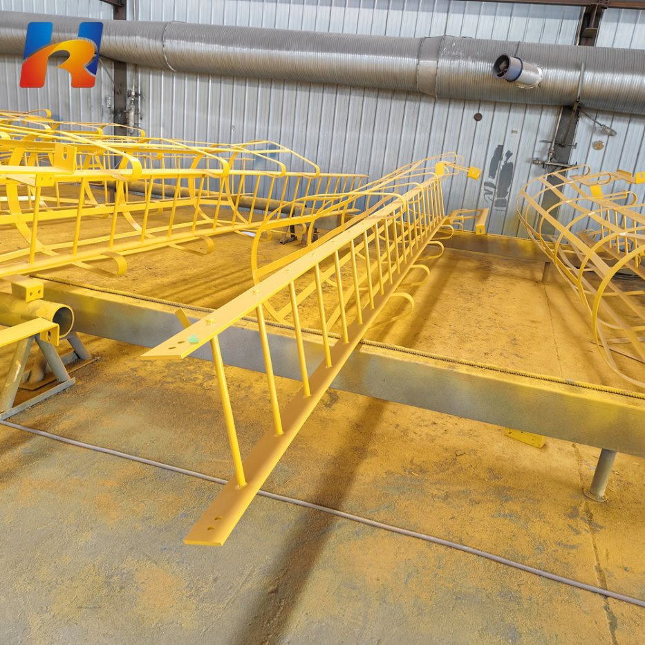 Good Price Industrial Safety Cage Ladder Handrail Vertical Fixed Access Fiberglass Carbon Steel Climb Ladder