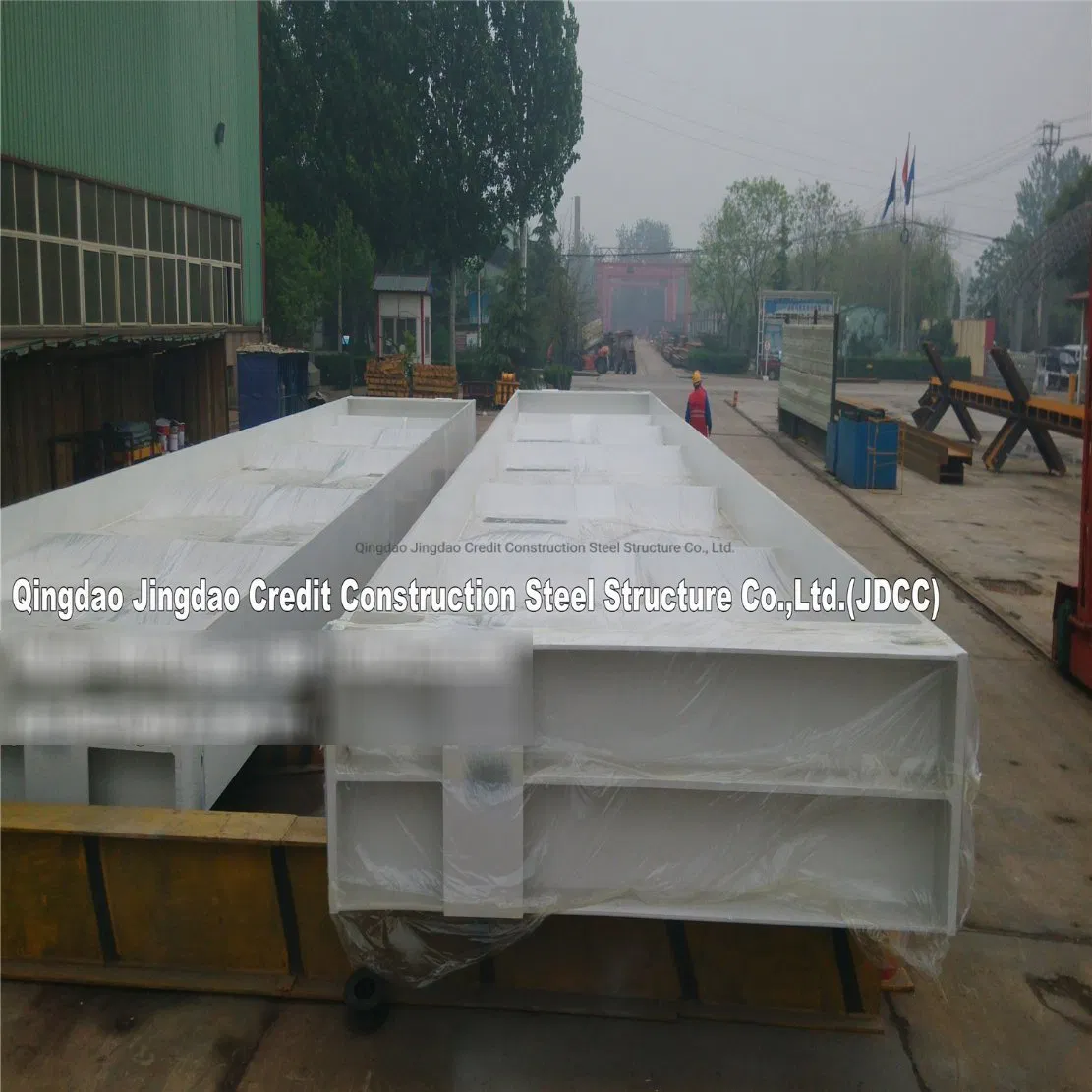 Low Cost Easy Install Prefabricated Prefab Portable Modular Mobile Expandable Luxury Workshop Warehous Column Frame Construction Bridge Office Steel Building