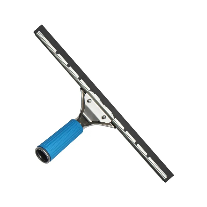 Industrial Window Squeegee Cleaning Tool Glass Squeegee Cleaner Window Cleaning Wiper with Black and Soft Rubber