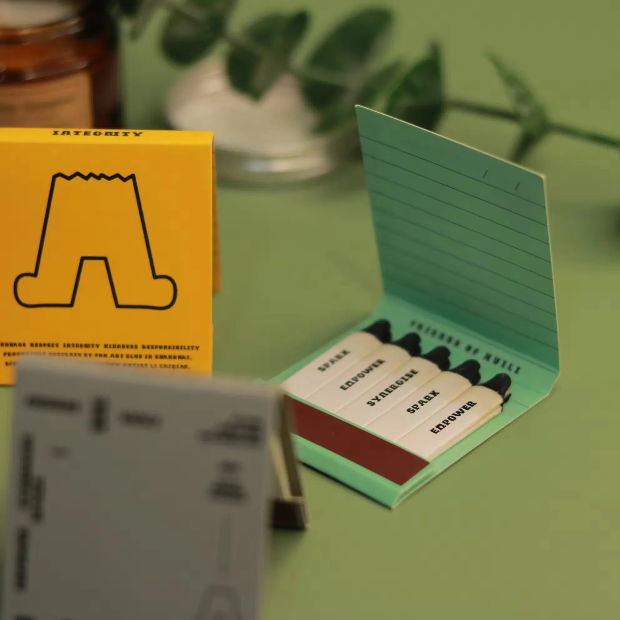 Matches for Cigar Custom Paperbooks Matchbook as Promotion Gifts Household Paper Box Match Personalized Colored Drawing Matchbox