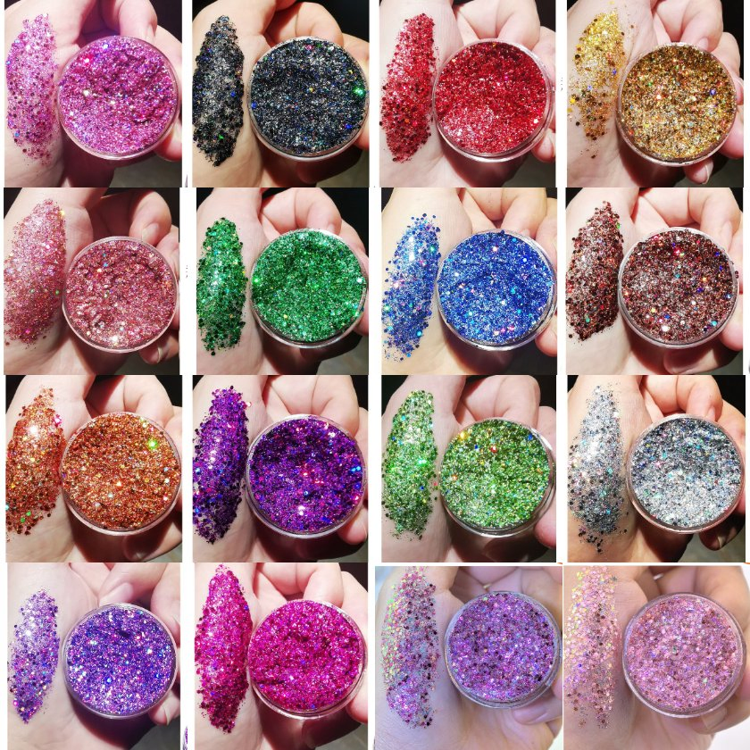 Glitter Glue Gel for Makeup, Face, and Body Art Makeup Glitters