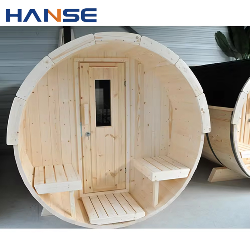Инфракрасная сауна-бочка из канадского кедра на 6 человек
