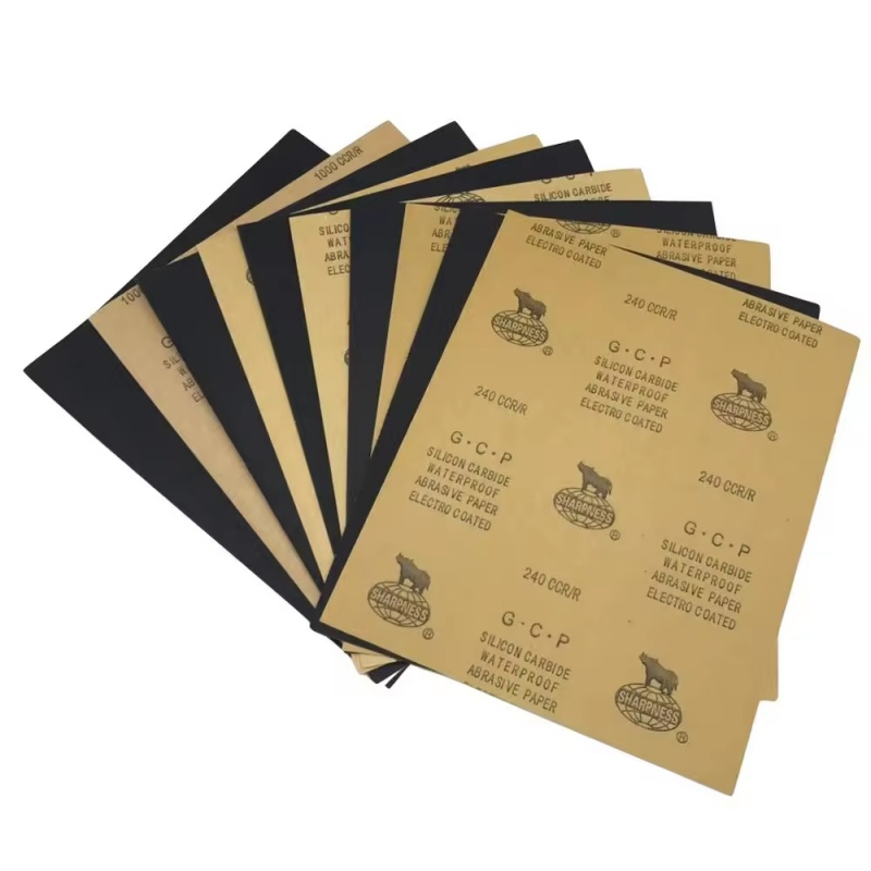 9X11inch Black Silicon Carbide Waterproof Sandpaper
