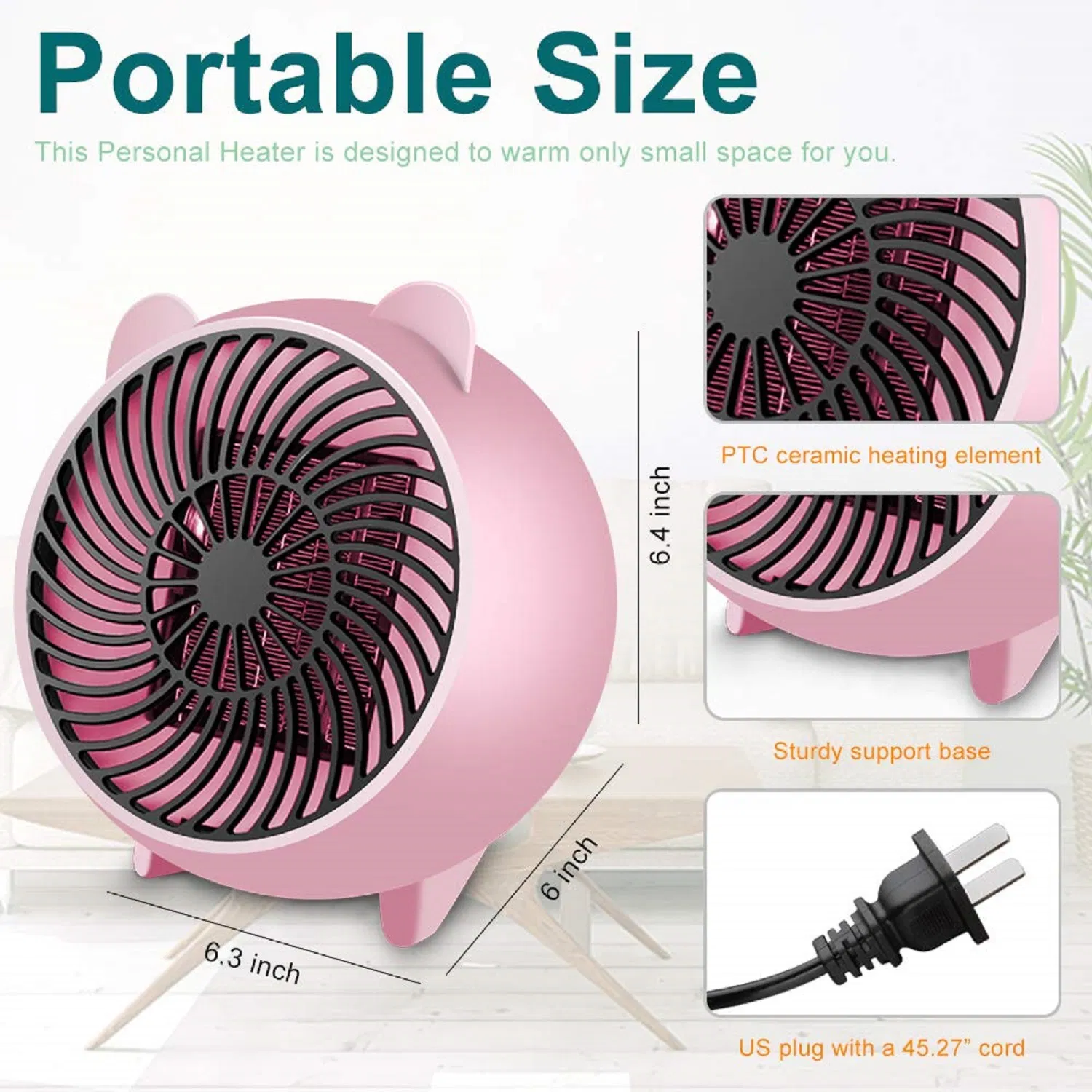 China Electric Space Heater for Office Home with Remote Control Use Manufacturer