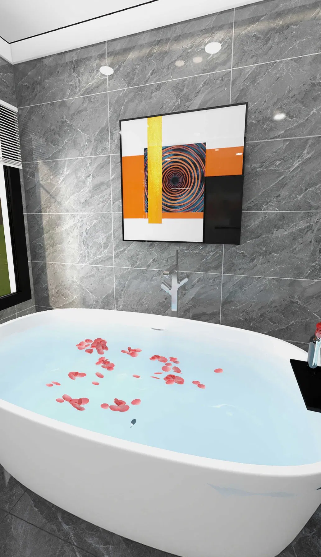 Simple Modern Micromarble Tile 400X800 Kitchen Bathroom Wall Tile Bathroom Balcony Wall Tile