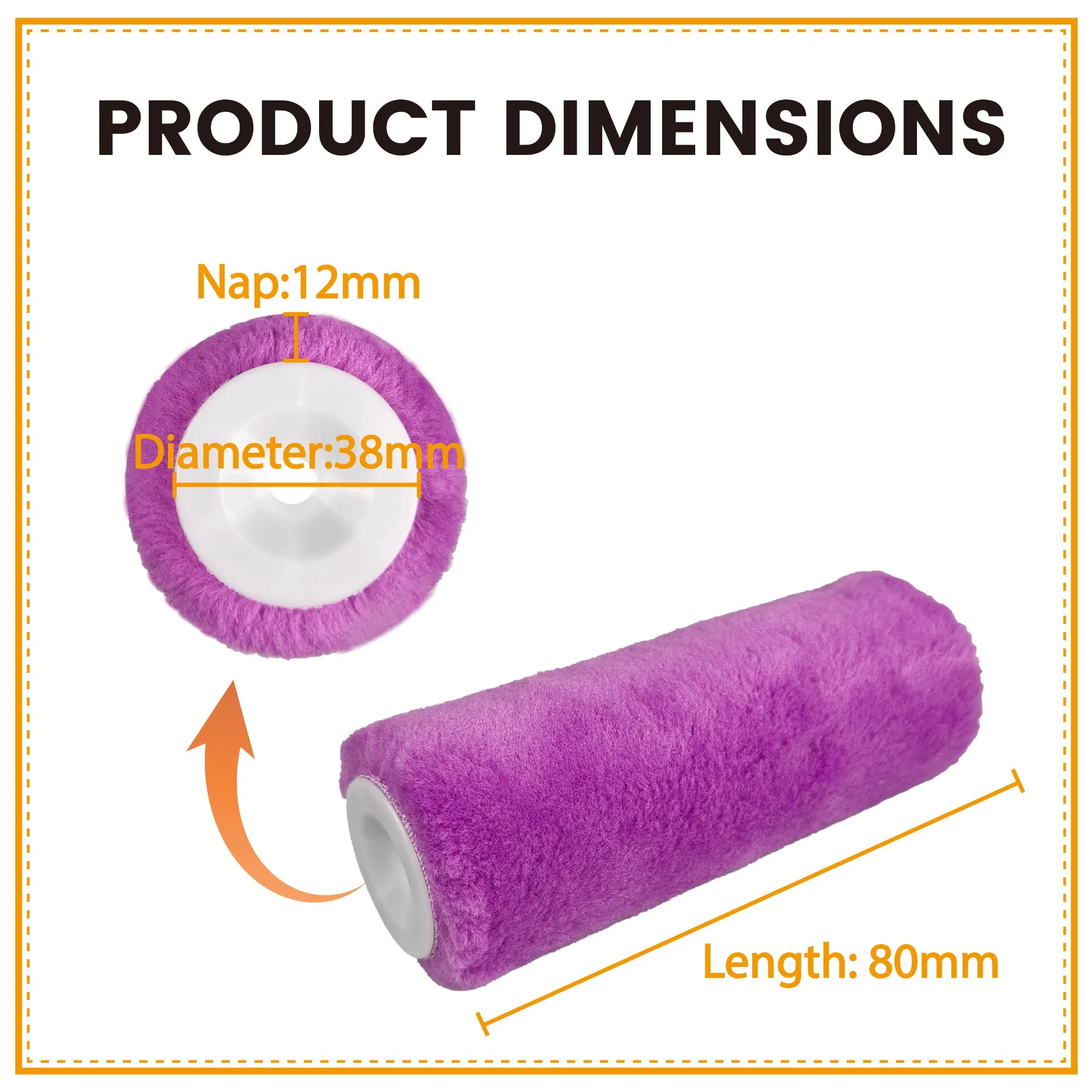 Paint Roller Cover, Paint Roller Set, Painting Tools Kit, Refill