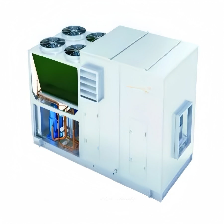 Integrated Roof Air Conditioning Solution: No Cooling Tower or Dedicated Machine Room Required