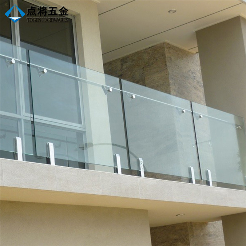 Factory Manufacture Balcony Glass Guardrail Home Pool Glass Railing Handrail Glass Fencing