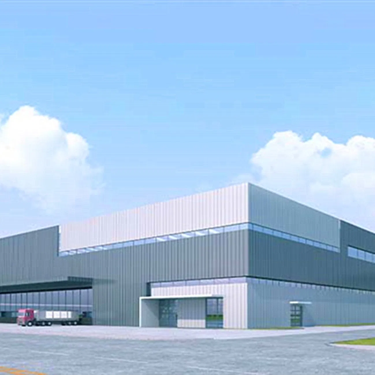 Steel Structures Commercial Prefab Warehouse Metal Buildings Sheds Construction
