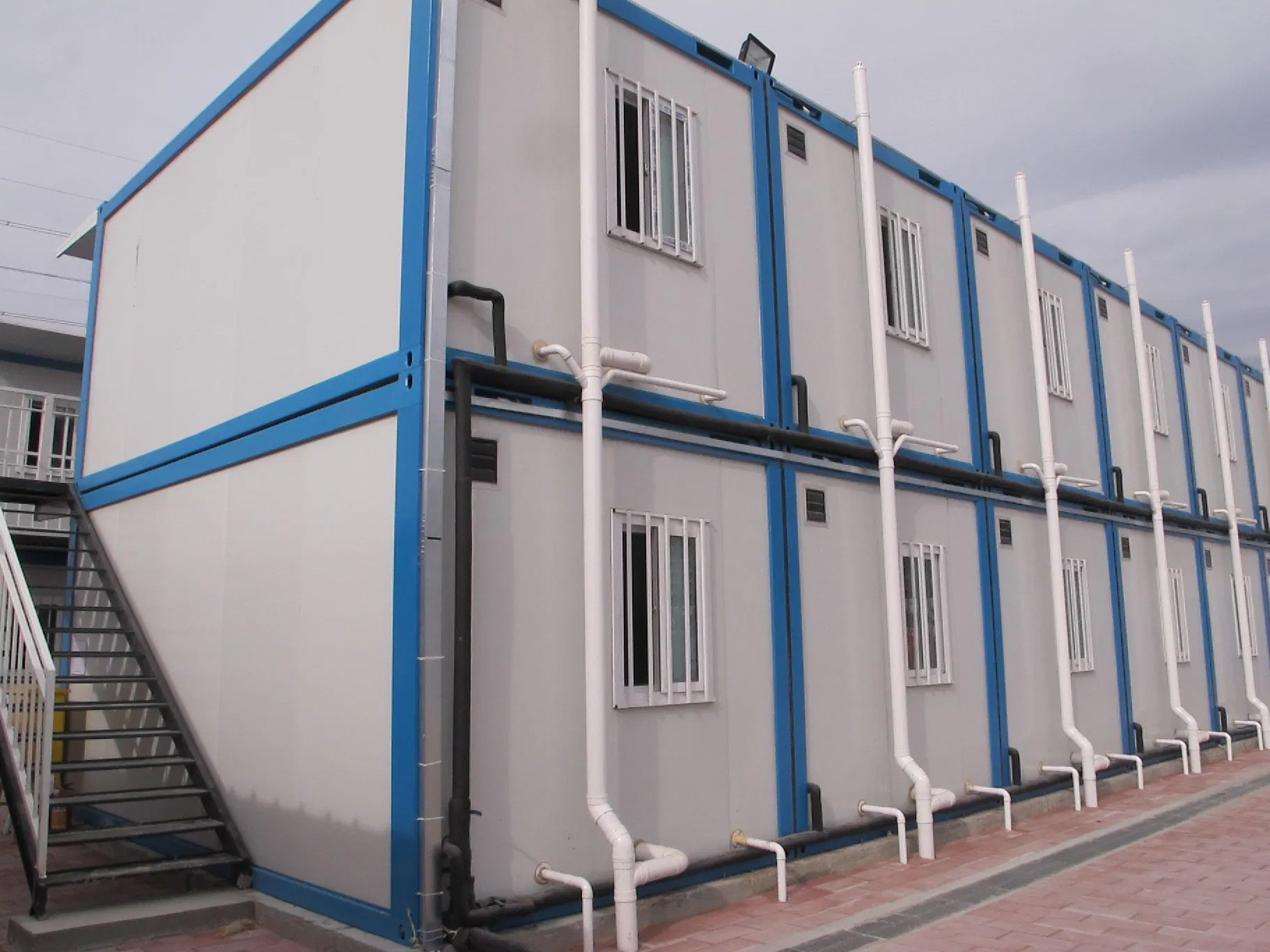 Prefab Plat Pack Container House for Labor Camp
